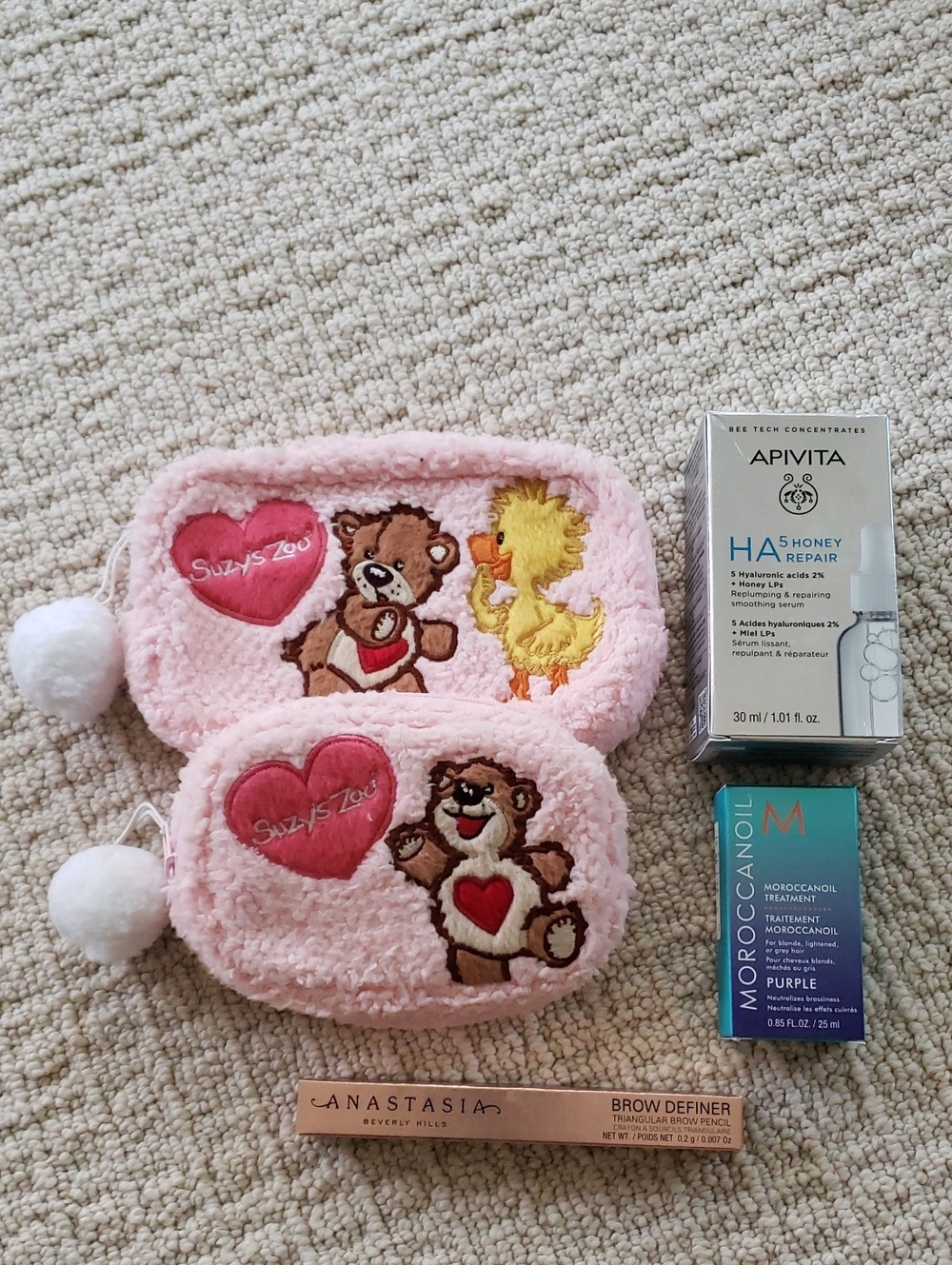 Beauty Bundle - Anastasia Beverly Hills, Morocan Oil & Apivita Honey Repair